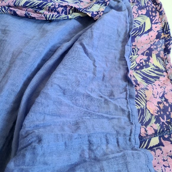 Primavera vintage purple and light green floral summer dress. - Picture 13 of 15